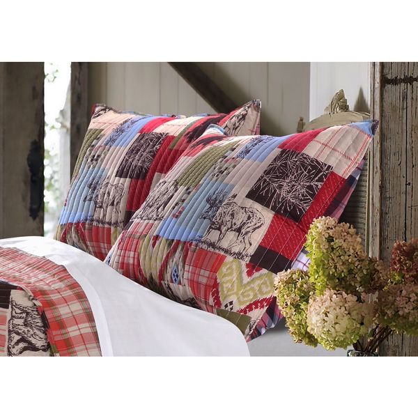 Greenland Home Fashions Rustic Lodge 3-piece Quilt Set