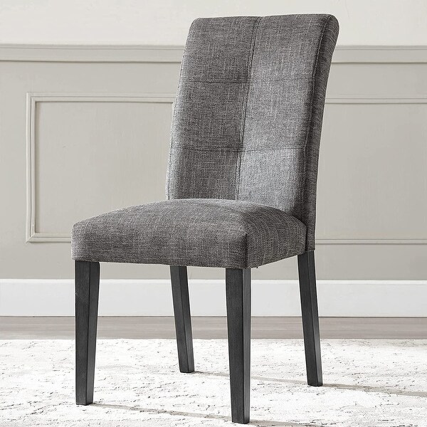 Fabric Upholstered Dining Room Chairs Set of 2
