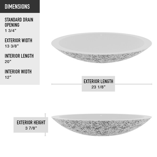 VIGO Oval Vessel Bathroom Sink