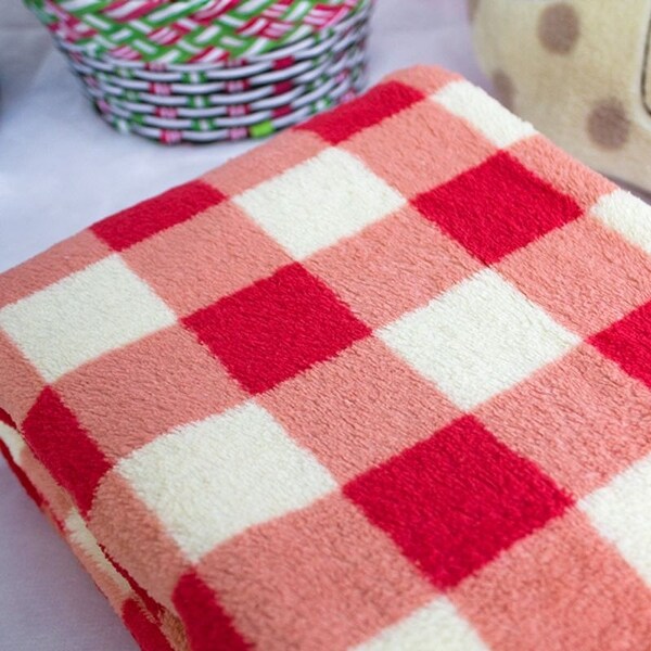 Elephant Coral Fleece Throw Blanket Pillow Cushion / Travel Pillow Blanket (30.3 by 44.1 inches)