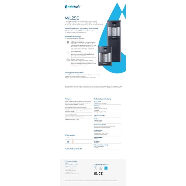 Hot & Cold Countertop Water Dispenser with UV Purification - Yes
