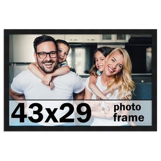 43x29 Frame Black Picture Frame - Complete Modern Photo Frame Includes