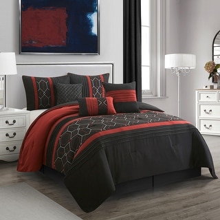 Grand Avenue Henry 7-Piece Geometric Comforter Set