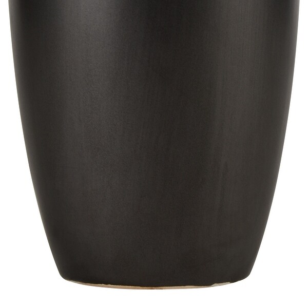 Faye Vase - Tall Black