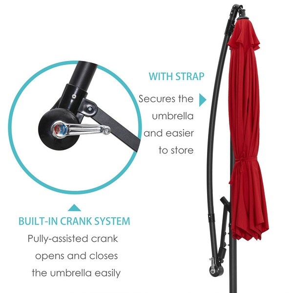 NUU Garden Outdoor Cantilever-Offset Sunshade Umbrella