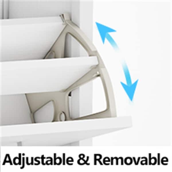 Flip Drawer Shoe Cabinet, Flip Down Shoe Storage Cabinet