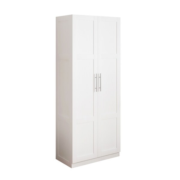 Kitchen cabinet with 2 doors and 3 partitions to separate 4 storage spaces