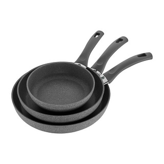 BALLARINI Modena by HENCKELS Forged Aluminum 3-pc Nonstick Fry Pan Set - Granite