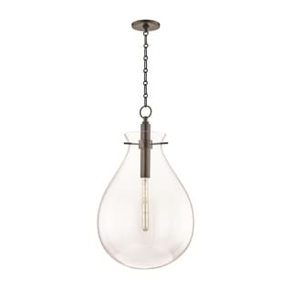 Ivy by Becki Owens for Hudson Valley Lighting 1-light Old Bronze LED Large Pendant, Clear Glass
