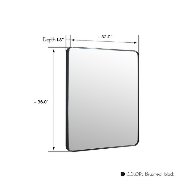 Vinnova Mutriku Rectangle Metal Wall Mirror