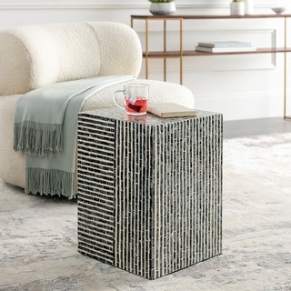Akane Shell Geometric End Table