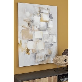 Ashley Furniture Dugington Gray/White/Gold Wall Art
