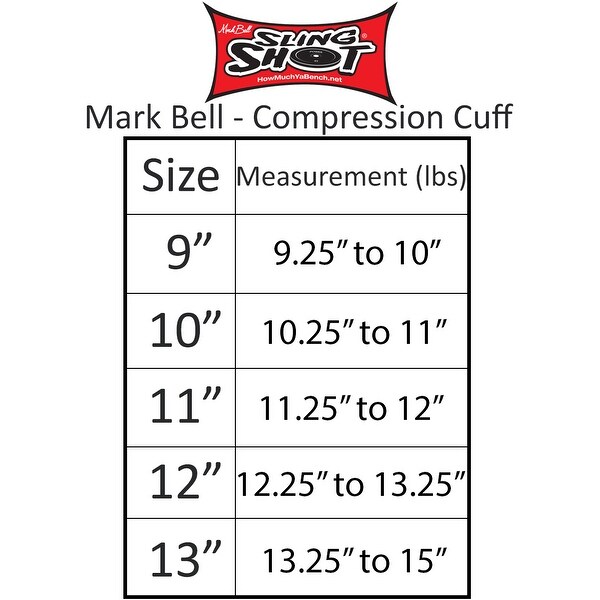 Sling Shot Biggie Compression Cuff by Mark Bell, elastic lifting support band