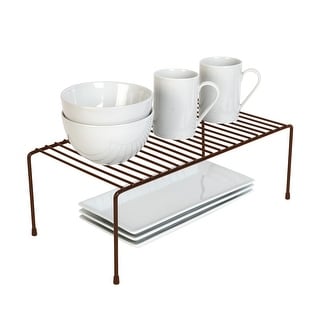 Smart Design Cabinet Storage Shelf Rack - 8.5 x 16 inch