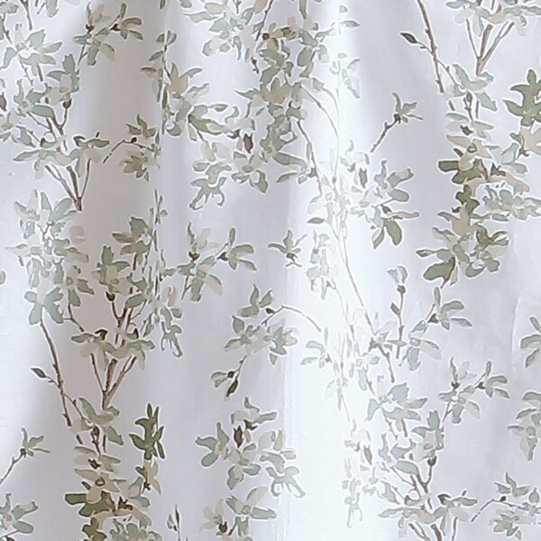 Laura Ashley Lindy Cotton Green Window Valance - 50 x 25