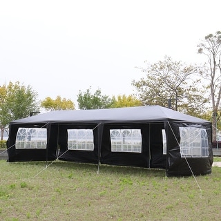 10'x30' Outdoor Waterproof Party Tent with 8 Removable Sidewalls - N/A