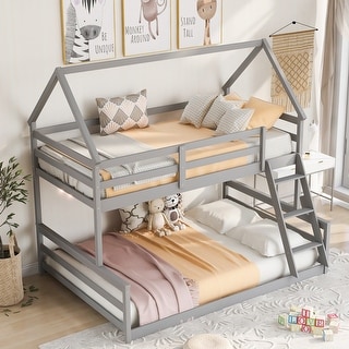 Twin over Full House Bunk Bed