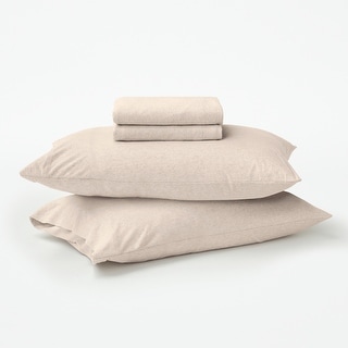 Tuft & Needle Oatmeal Organic Jersey Sheet Set