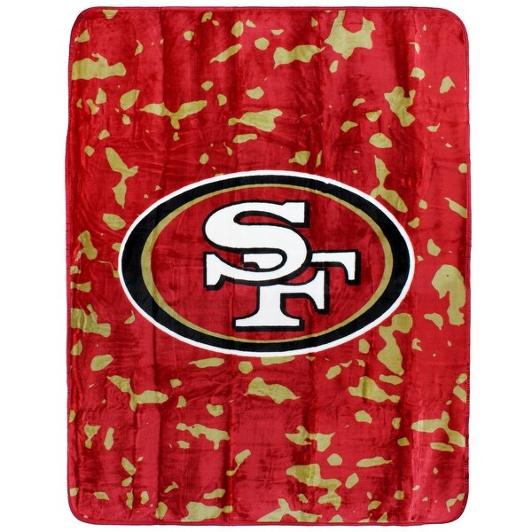 San Francisco 49ers 50 x 60 Throw Blanket