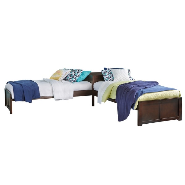 Hillsdale Kids and Teen Pulse Wood Twin L-Shaped Bed