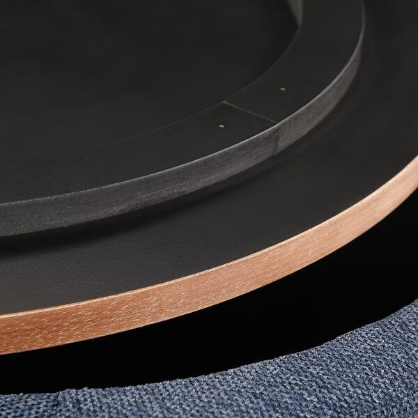 Morden Fort Round Storage Ottomans Linen Footstool with Lid