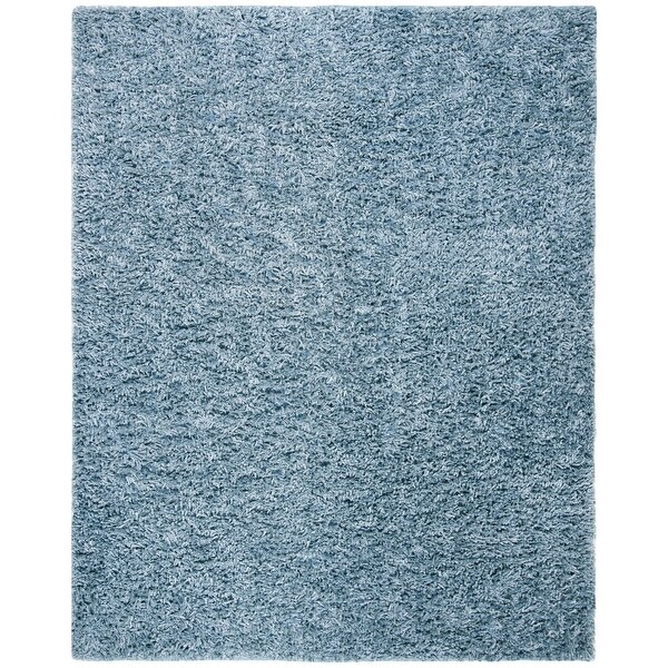 SAFAVIEH Handmade Sheep Shag Solid Area Rug