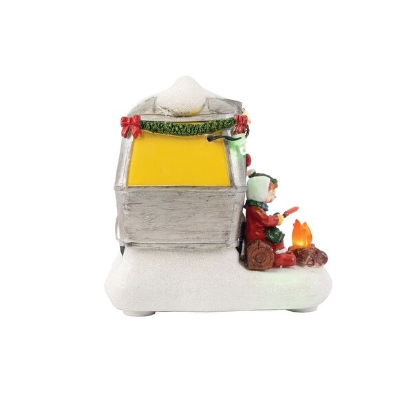 Christmas Village - Silver Camper