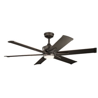 Kichler Lighting Szeplo Patio Collection 60-inch Olde Bronze LED Ceiling Fan