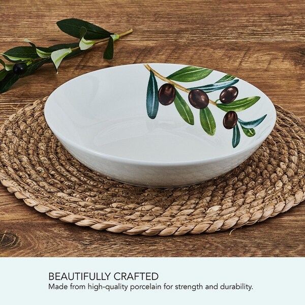 Studio Nova Olive Pasta Bowl Set, Set of 4
