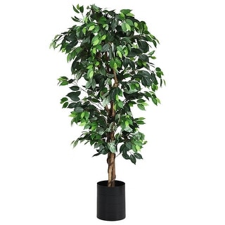6 ft Artificial Ficus Silk Tree - 71"