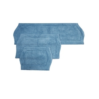 Home Weavers Porch & Den Heesacker Cotton 3-piece Bath Rug Set