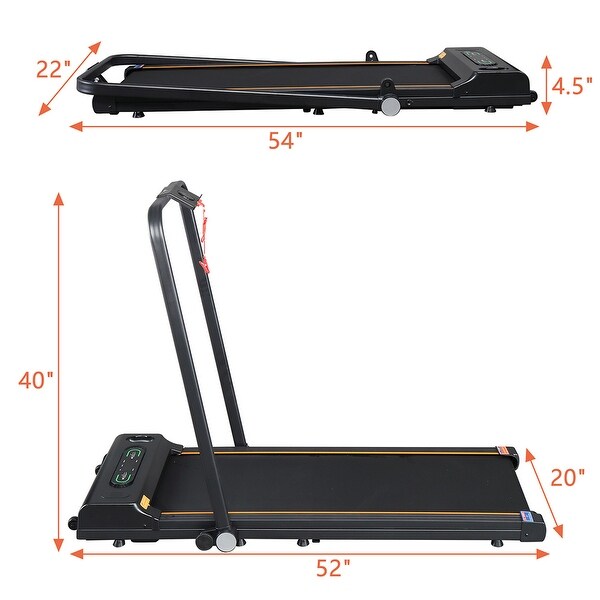 Single Function Electric Treadmill with LED Display