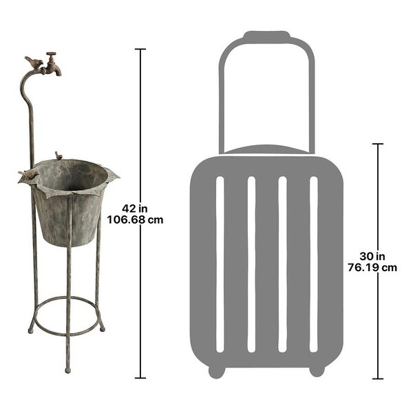 Design Toscano Vintage Faucet Planter