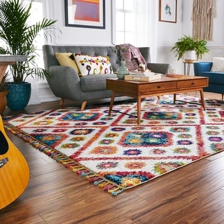 Nourison Moroccan Casbah Tassel Bohemian Area Rug