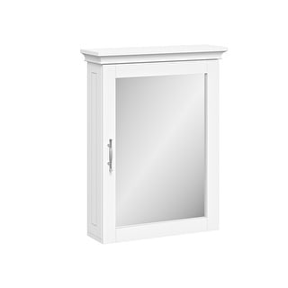 Somerset Wall Cabinet with Mirror, White
