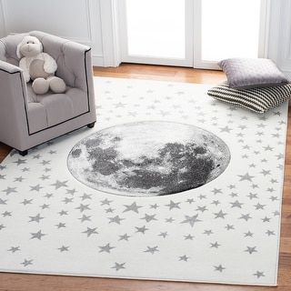 SAFAVIEH Carousel Kids Aine Moon Rug