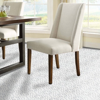 Argana Handmade Cement Tile, 8x8, White/Grey