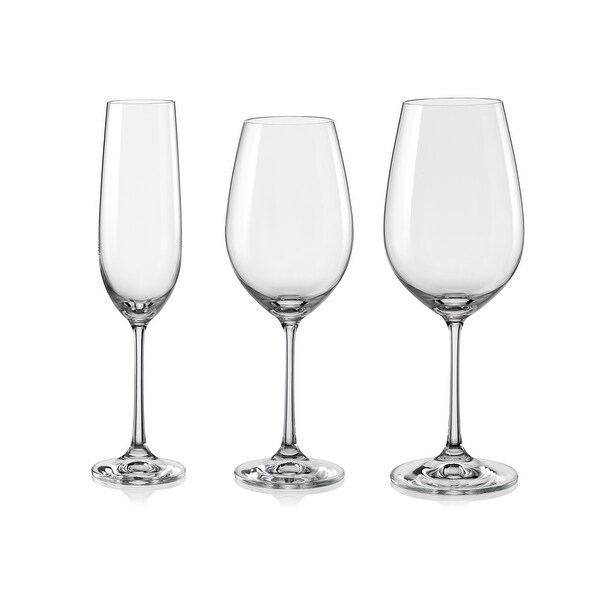 Red Vanilla Viola All-purpose Wine Glasses (Set of 6)