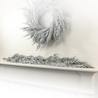 60" Real Touch Flocked Norfolk Pine Garland - Green - 60-Inch