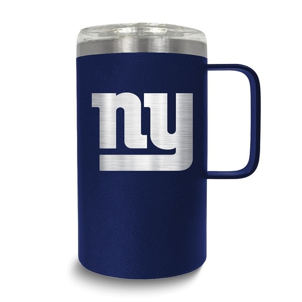 NFL New York Giants Stainless Steel 18 Oz. Hustle Mug with Lid