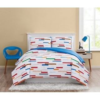 Crayola Serpentine Stripe Comforter Set