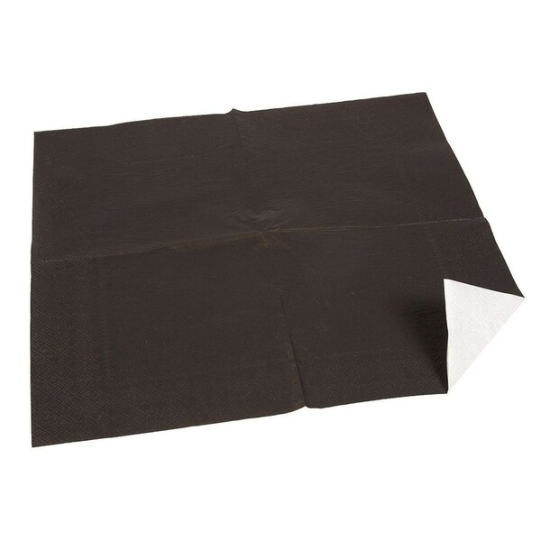 Serves 24 Black Party Supplies Disposable Paper Dinnerware Tableware Plain Black