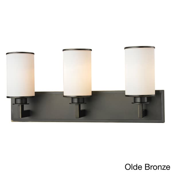 Avery Home Lighting Savannah 3-light Matte Opal Glass Vanity