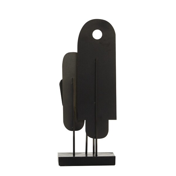 Gold Iron Contemporary Sculpture Abstract 20 x 8 x 4 - 8 x 4 x 20