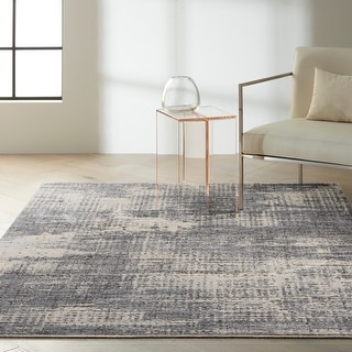 Calvin Klein Rush Abstract Modern Neutral Area Rug