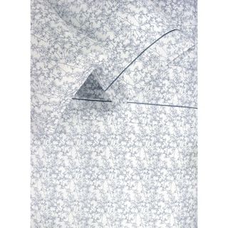 Printed Design Cotton Collection 400TC Blue Blossoms Sheet Set