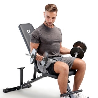Circuit Fitness Adjustable Utility Weight Bench - Adjustable Six Position Mechanism - N/A