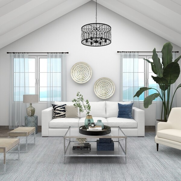 Black MDF Coastal Tray 3 x 24 x 24 - 24 x 24 x 3