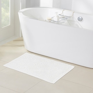 Tahari Home Karri High-Low Tufted Cotton Bath Rug