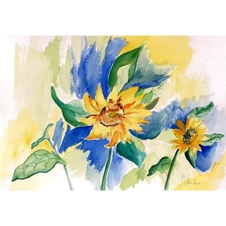 Betsy Drake 'Betsy's Sunflower' Polyester Place Mats (Pack of 4)